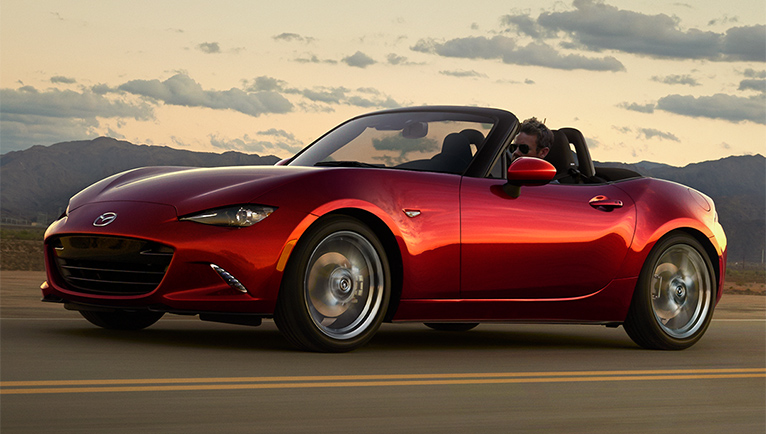 Mazda mx 5 deportivo rojo atardecer v1 Mazda mx 5 deportivo rojo atardecer v1
