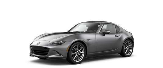 carro deportivo mazda mx5 rf gris titanio