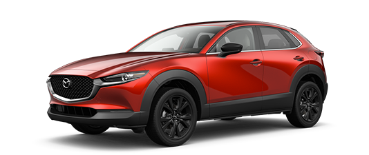 camioneta roja mazda CX30