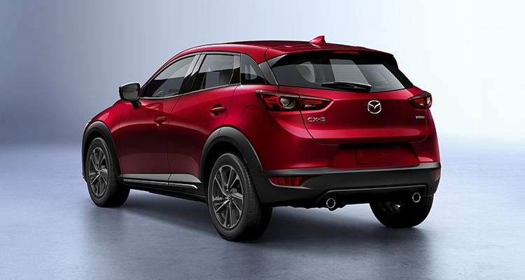 rojo brillante camioneta Mazda CX-3 2024 rojo brillante camioneta Mazda CX-3 2024