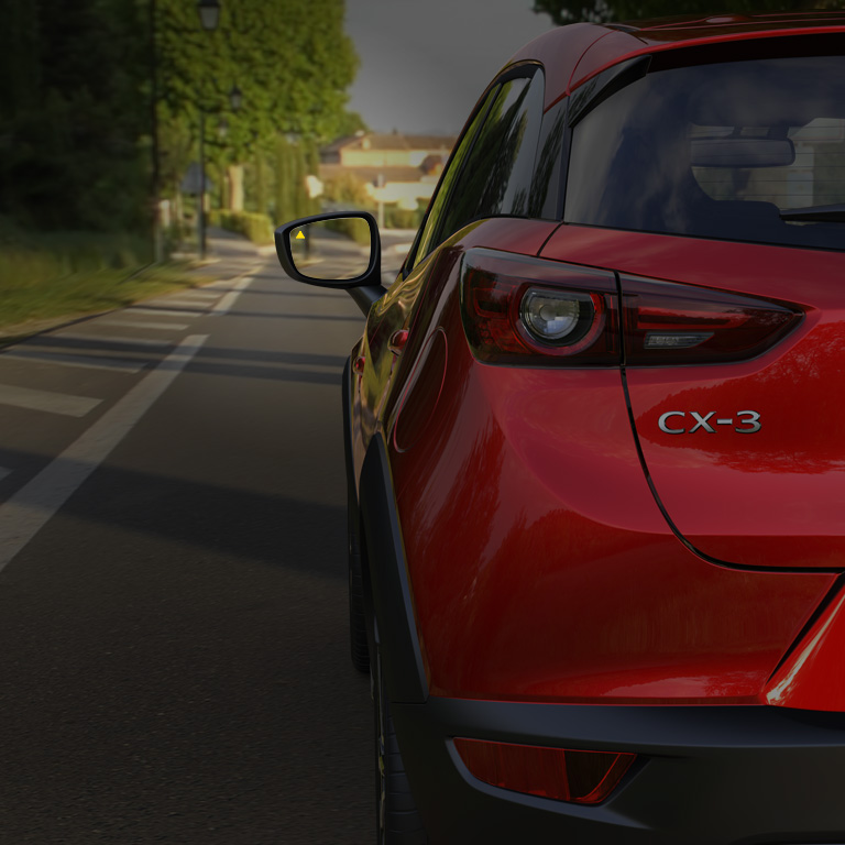 rojo brillante camioneta Mazda CX-3 2024