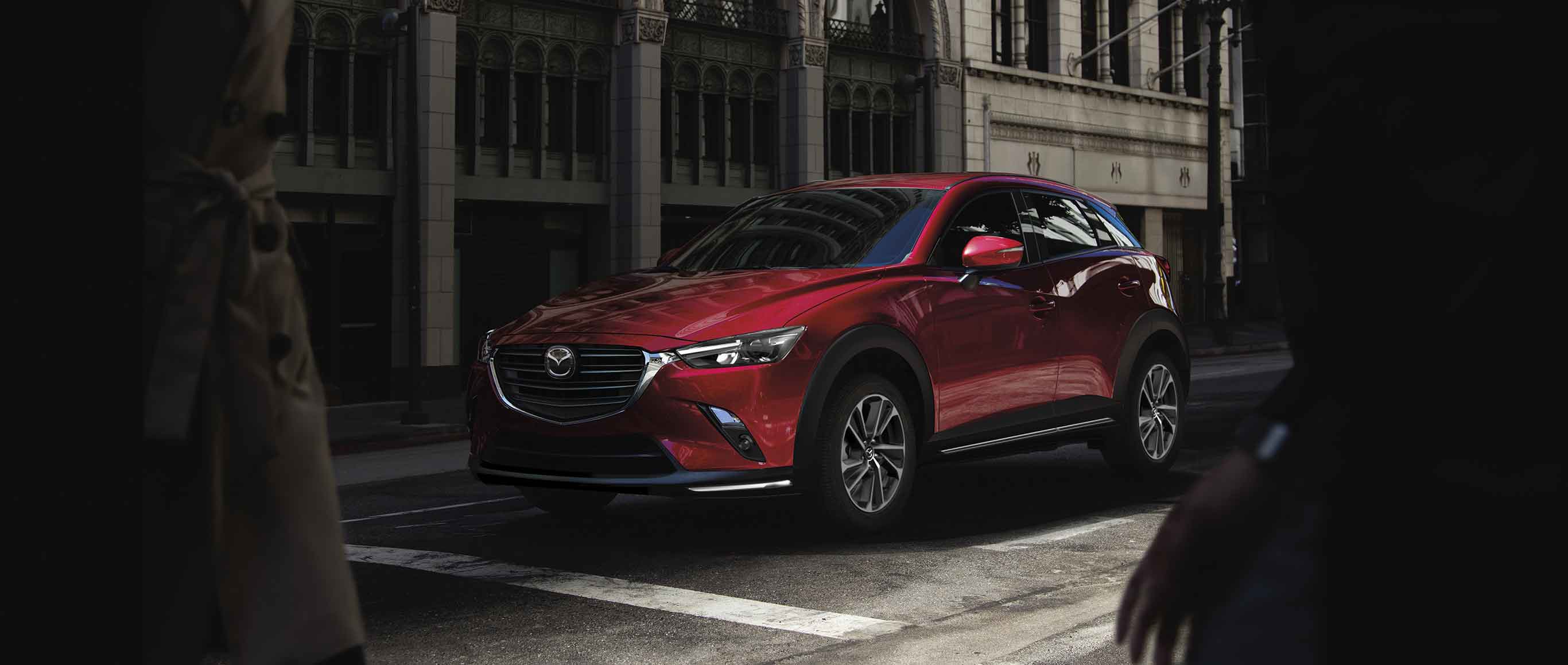 rojo brillante camioneta Mazda CX-3 2024