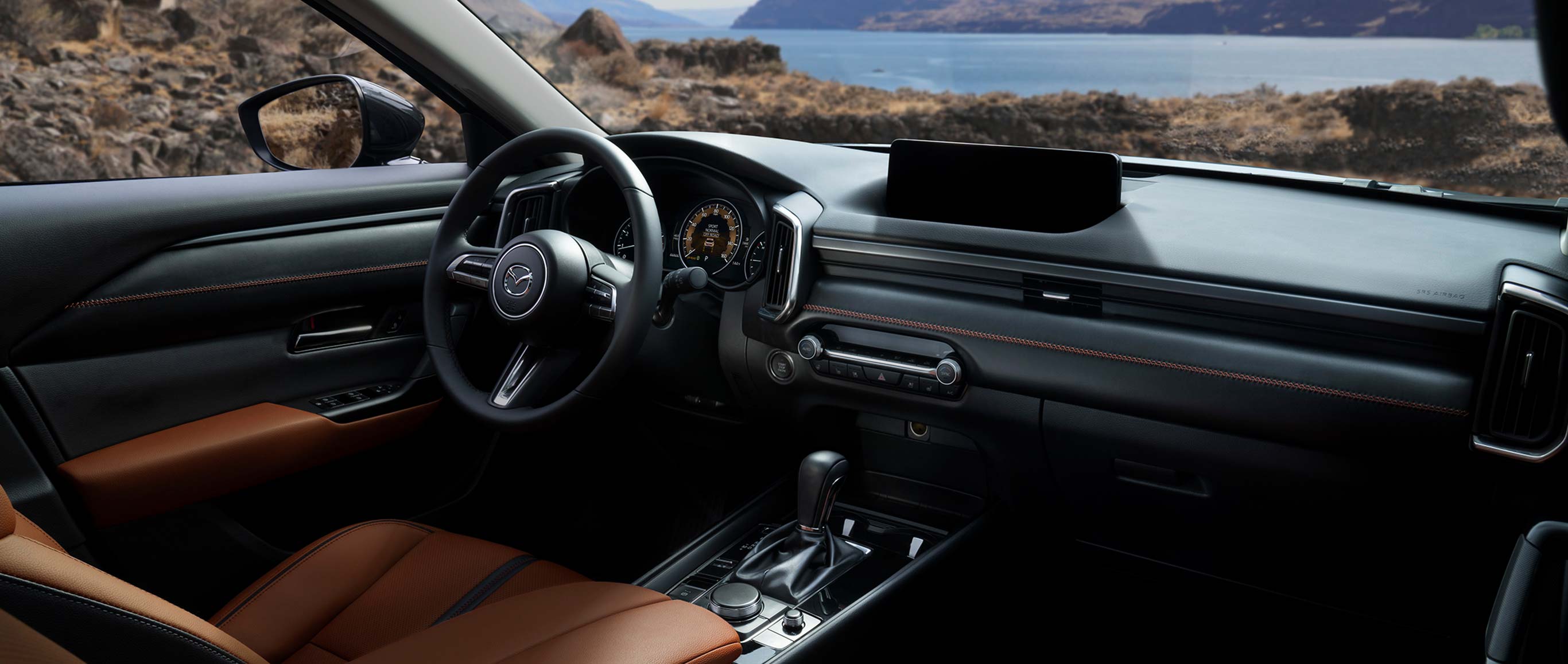interior camioneta volante