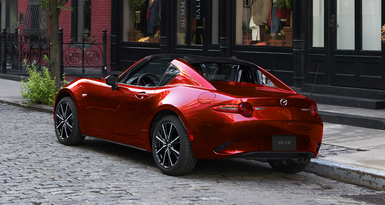 Auto deportivo mx 5 rf rojo calle v2 Auto deportivo mx 5 rf rojo calle v2