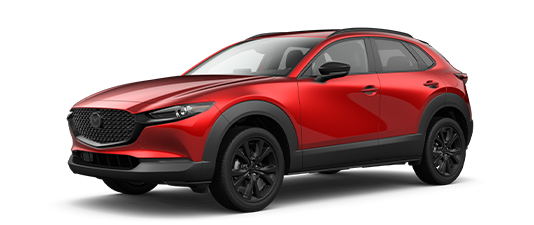 Mazda cx30 camioneta roja perfil v1