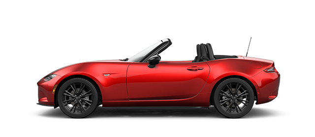 Mazda mx 5 auto rojo deportivo lateral v1