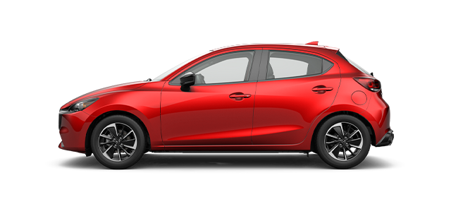 Mazda2 Hatchback auto rojo 