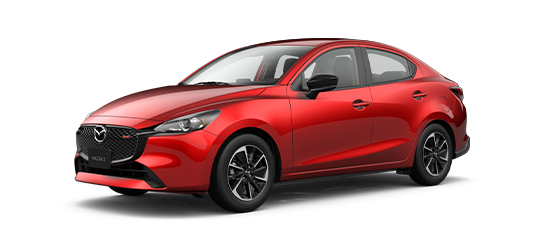 Mazda2 sedan rojo auto perfil v1