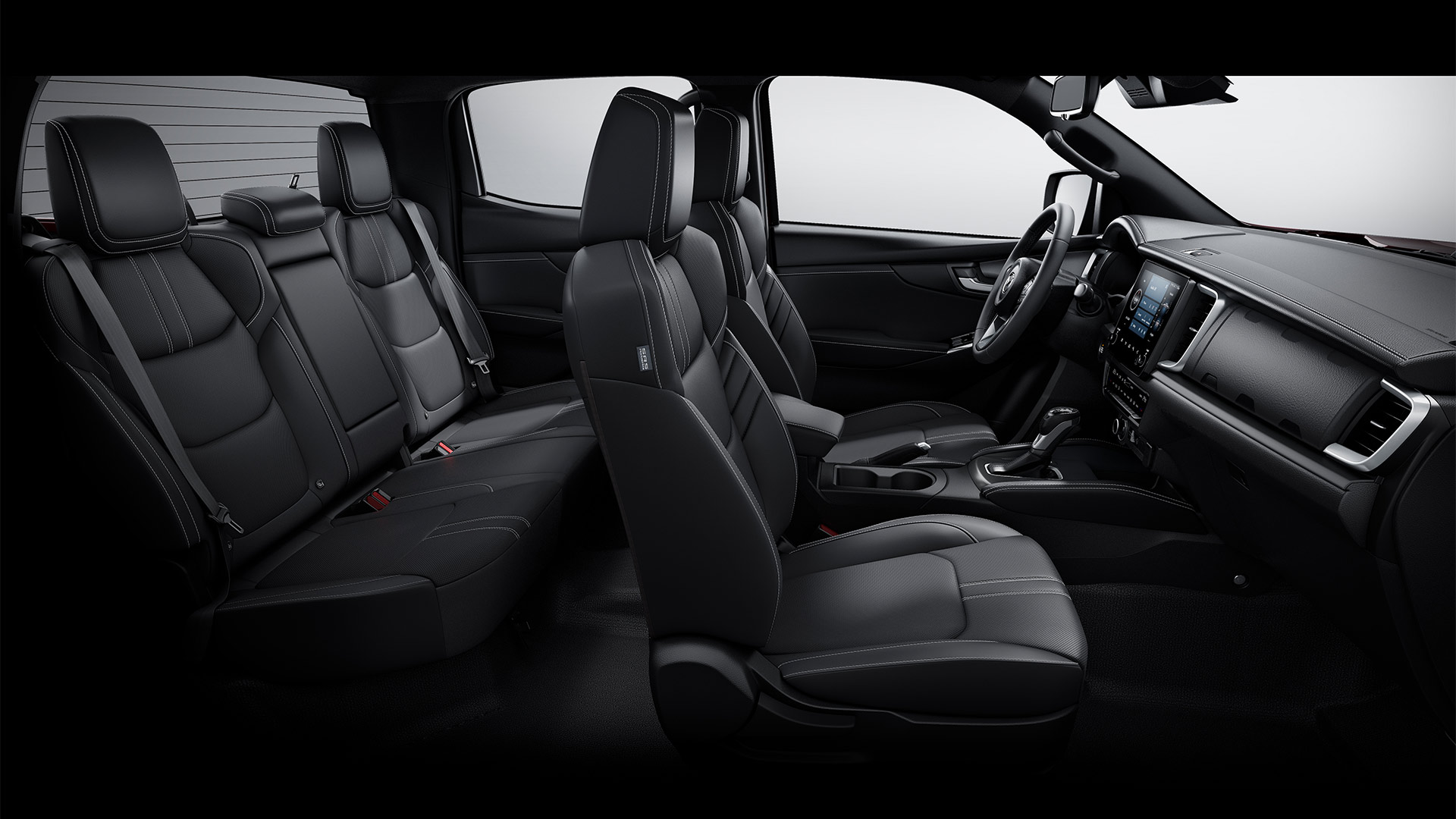 Mazda bt50 pickup asientos interior piel v1 08