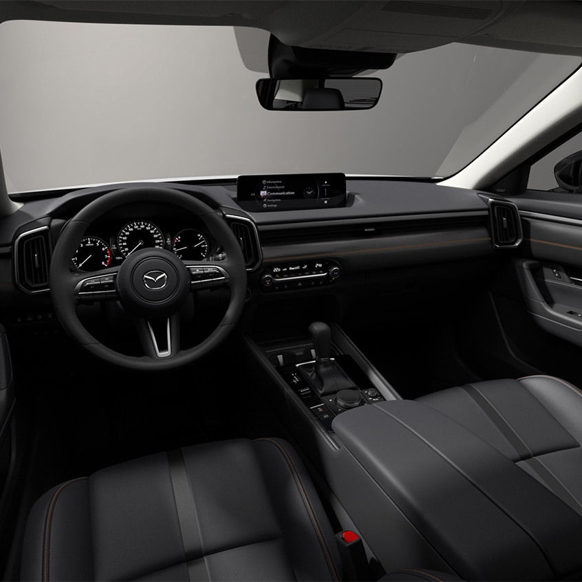 Mazda cx50 interior piel negra tout v1