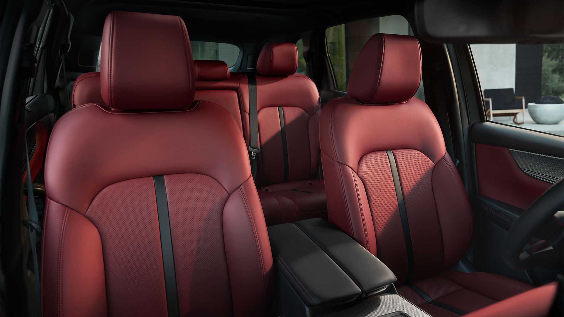 Mazda cx70 camioneta interior piel roja v1 Mazda cx70 camioneta interior piel roja v1