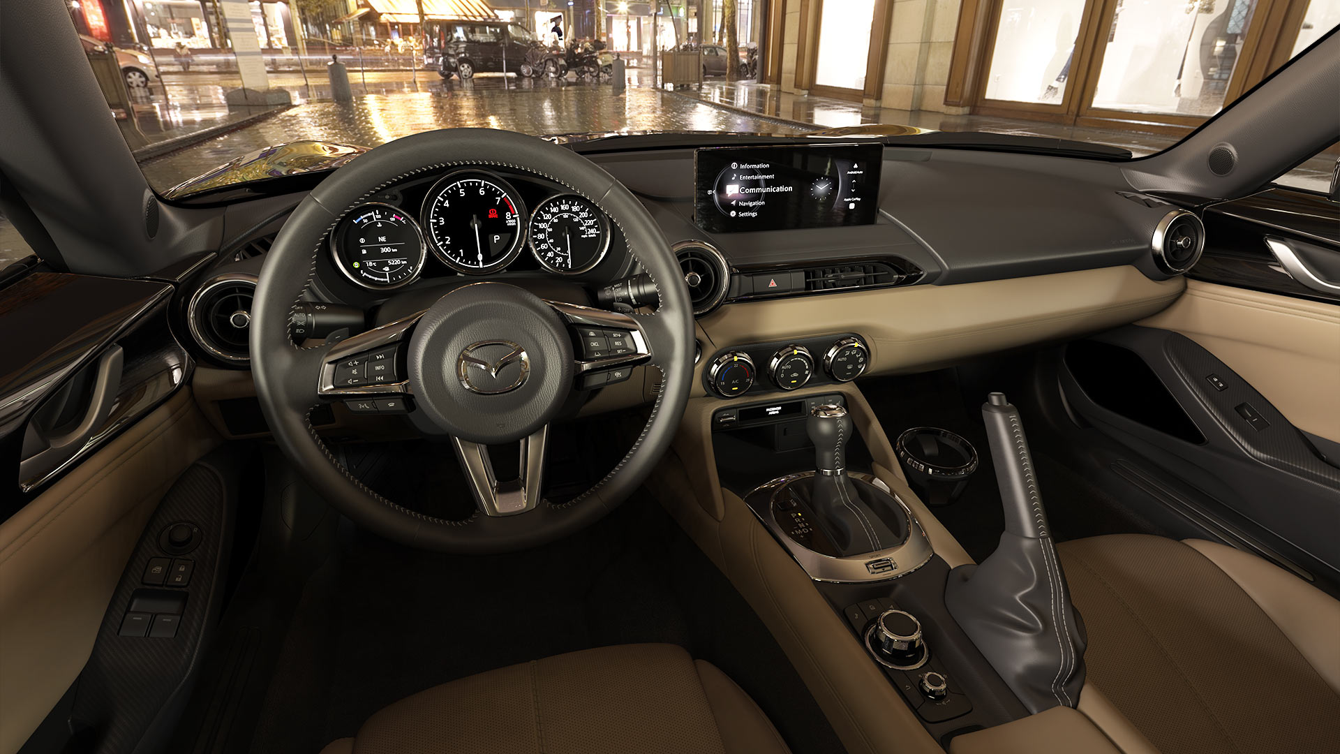 Auto deportivo mx 5 rf interior controles v1