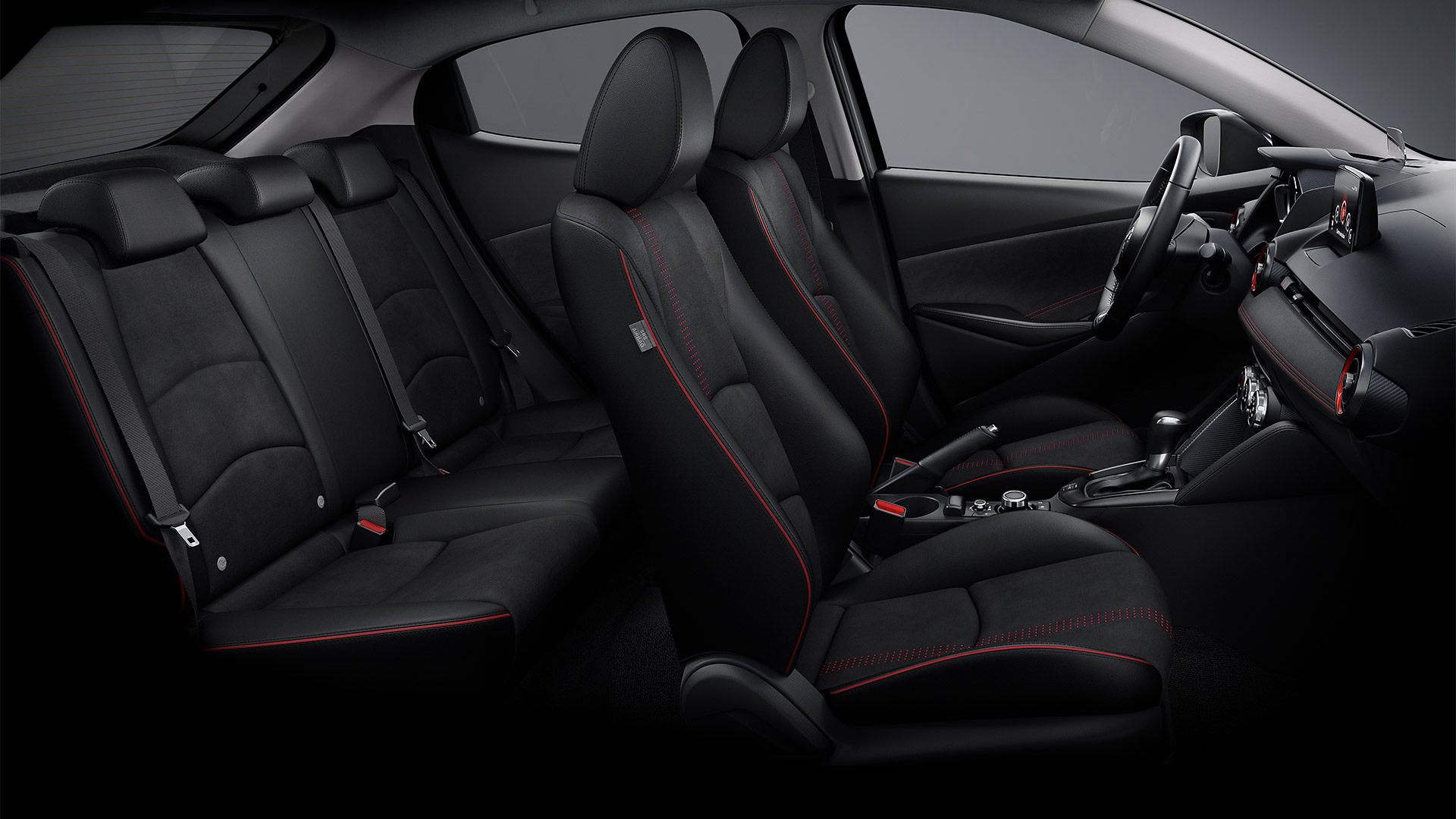 Mazda2 Hatchback Mazda2 Hatchback interiores piel y tela