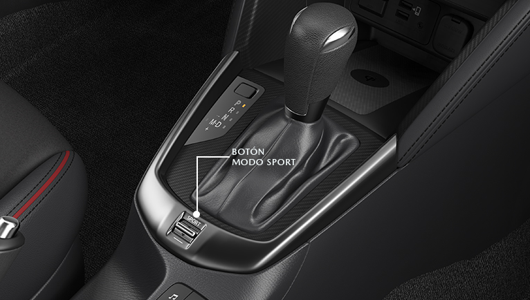 Mazda2 sedan interior boton sport v2