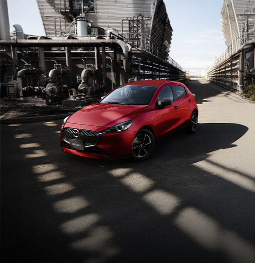 Mazda2 hatchback auto rojo brillante v1