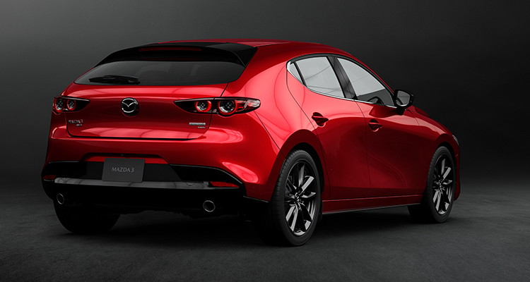 Mazda3 hatchback rojo v1 Mazda3 hatchback rojo v1