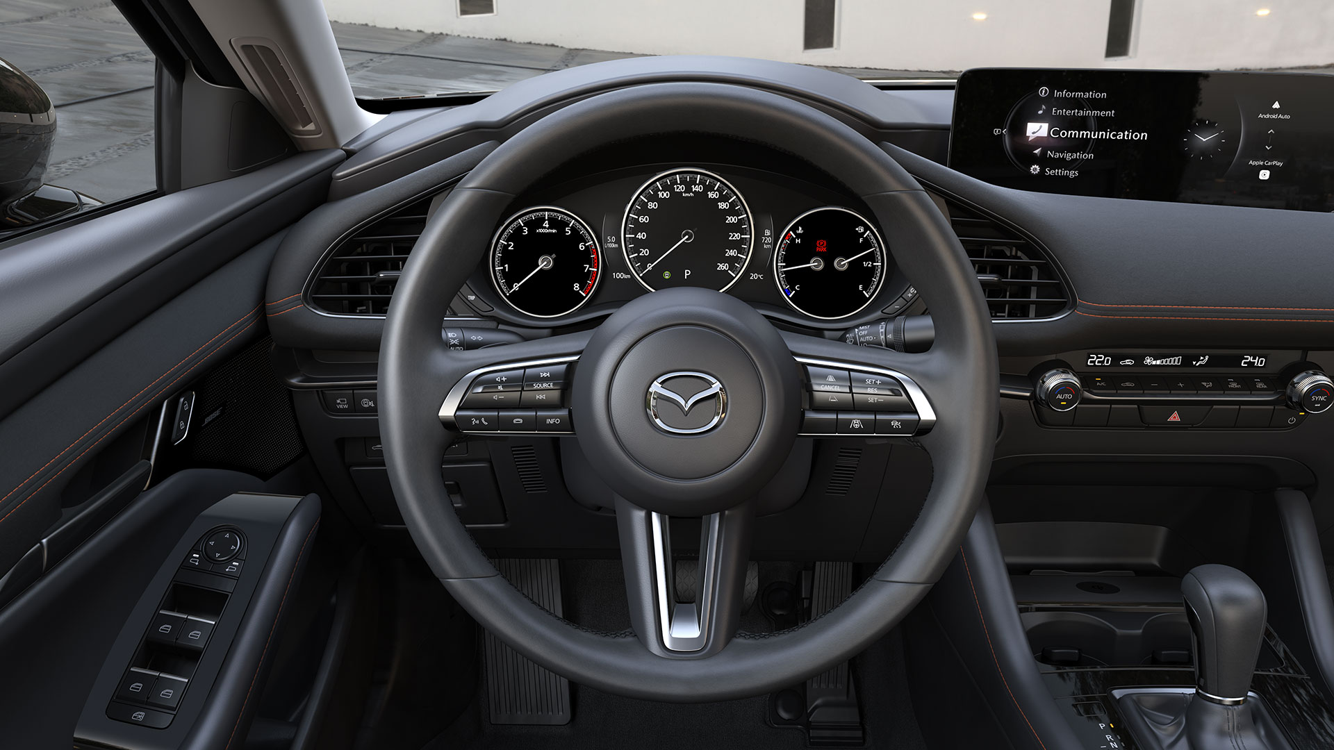 Mazda3 sedan interior volante v2 Mazda3 sedan interior volante v2