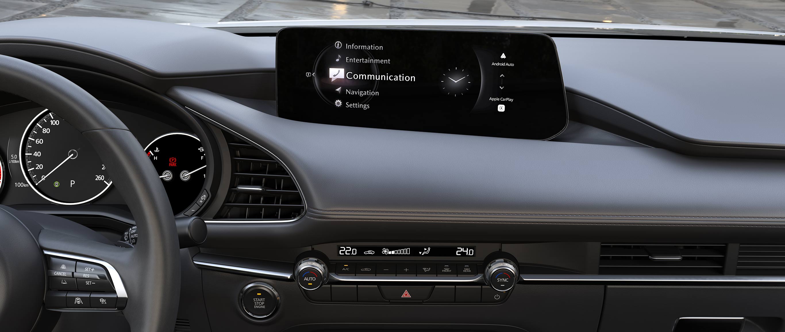 Mazda3 sedan interior pantalla v1 07