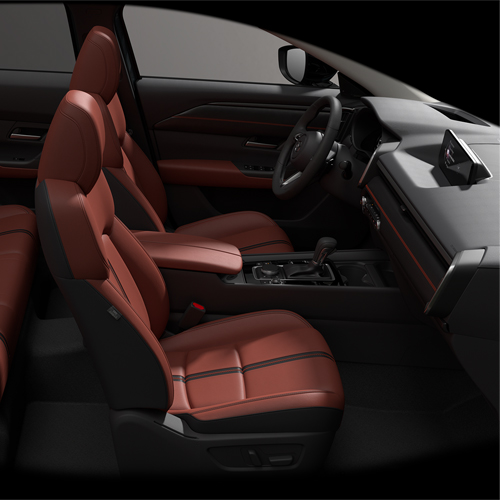 Mazda cx50 camioneta asientos piel terracota v1 02