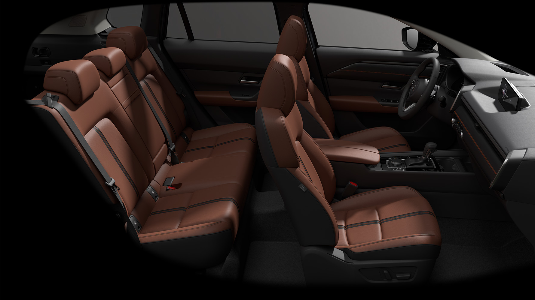 Mazda cx50 asientos piel terracota v1