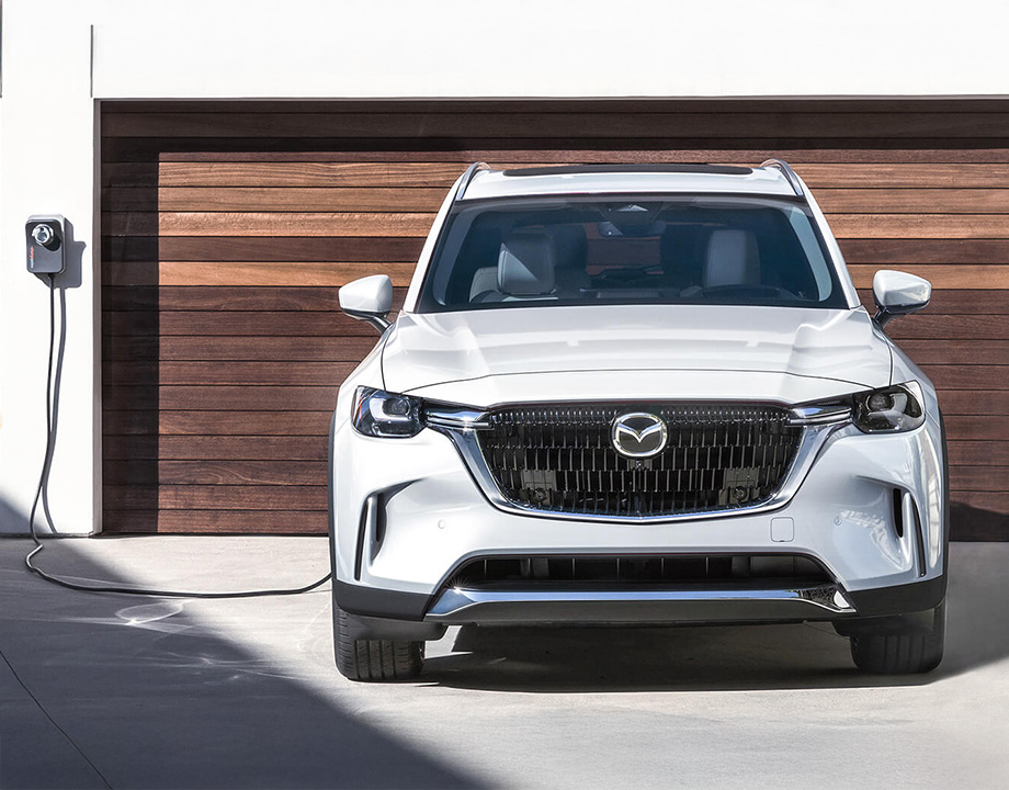 Mazda cx90 phev camioneta blanca v1