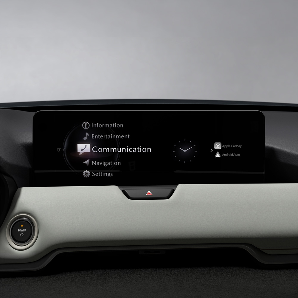Mazda cx90 camioneta phev pantalla infoentretenimiento v2
