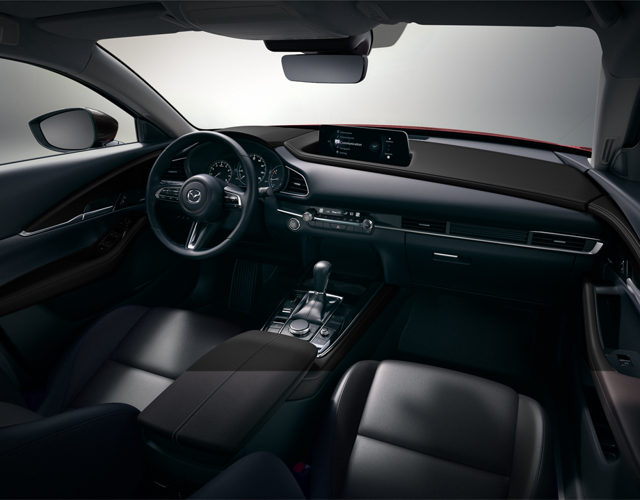 Mazda cx30 interior piel negra v1 03