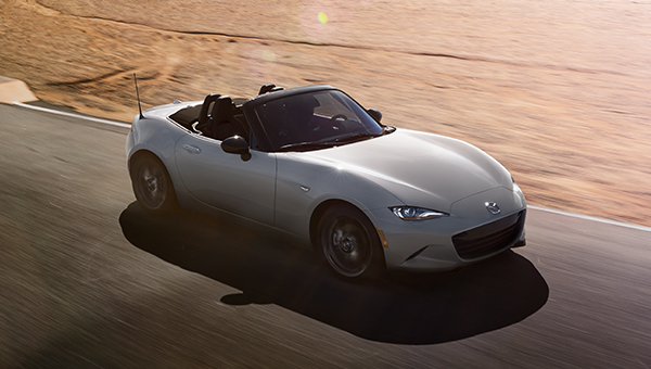 Mazda mx5 auto deportivo blanco v1