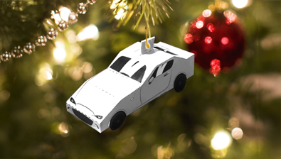 Mazda mx5 blanco navidad esferas v2